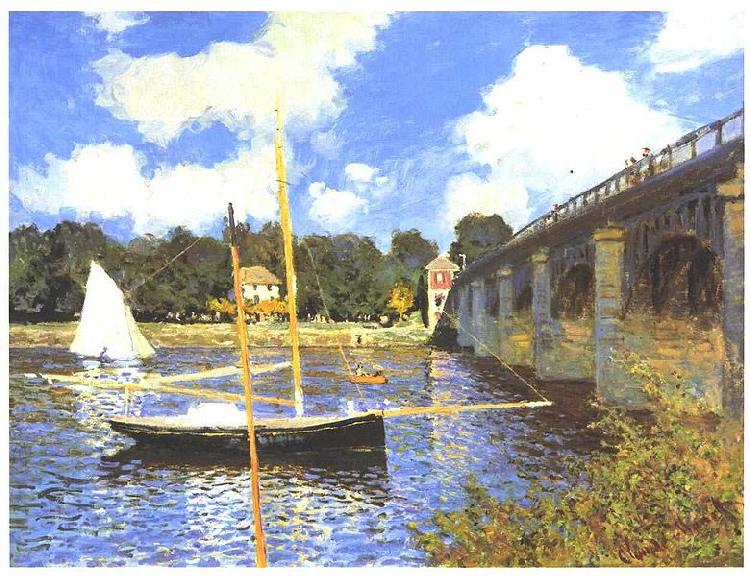 Claude Monet Le Pont routier, Argenteuil